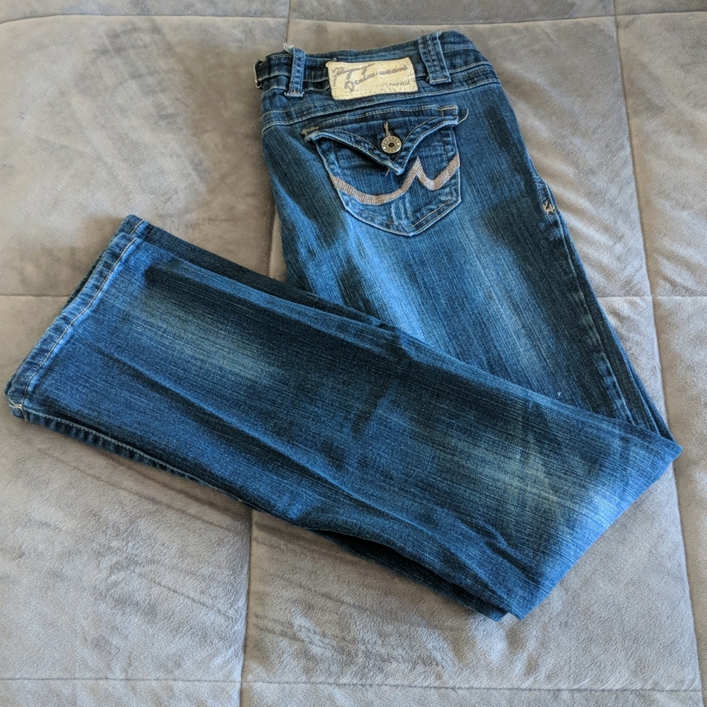 Low rise papaya jeans Size 7